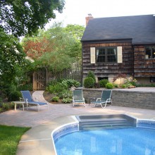Outdoor Living Space – Pool area – Somerset County – NJ